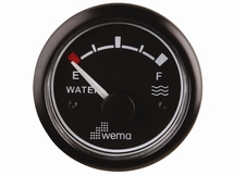 Wema tankmeters water ZWART  12/24V