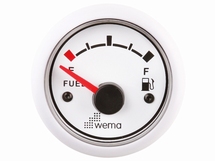 Wema tankmeters brandstof WIT  12/24V