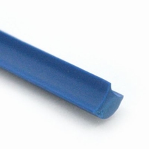 PVC pees blauw standaard  A: 8mm  B: 9mm