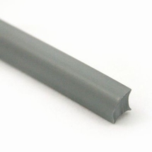 PVC pees GROOT grijs  A: 9mm  B: 10mm