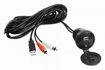 Jensen interface USB/aux-in aansluiting