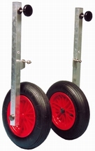 Transsportwielen Ibis RVS  afneembaar max. 150 kg