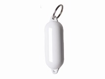 Drijvende Sleutelhanger "Stootwil wit"    PVC