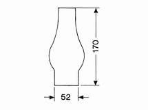 Lampenglas LG02170  Ligne 2"