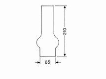 Lampenglas LG20210  Ligne 20"