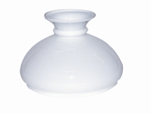 Wit opaal lampenglas   Ø 128mm