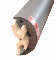 PVC Stootlijst   Radial  zwart   40mm        prijs per meter