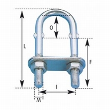 RVS  Putting       Ø 6mm   L=75mm  I=33mm  F=45mm  O=24mm