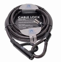 Stazo antidiefstal kabel met slot     2,5meter x Ø20mm