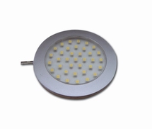 LED Spot metaal  10-30V   warm wit licht   dimbaar  2,7W
