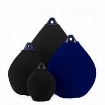 Fenderkous 35 voor bolfender 35x48cm 2 stuks donkerblauw