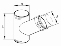 Y-stuk  Ø 60/60/60 mm