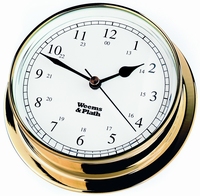 W&P Endurance 125 Quartz Clock in Brass (530500)