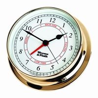 W&P Endurance 125 Time & Tide Clock in Brass (530300)