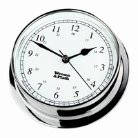 W&P Endurance 125 Quartz Clock in Chrome (540500)
