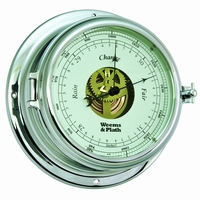 W&P Endurance II 135 Open-Dial Barometer in Chrome (960733)