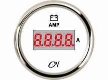 CN Amperemeter   9-32 V   zwart/zwart  diameter  57mm