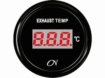CN  uitlaatgas temperatuurmeter digitaal zwart/zwart