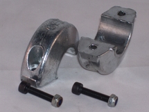 Aluminium schroefas-anode diam. 40mm  ringvormig