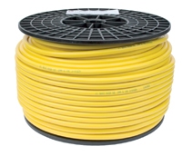 Ronde PVC kabel H05VV-F  Geel  3x4 mm²