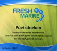 Poetsdoeken   ''Fresh Marine''   pakje van 5 stuks