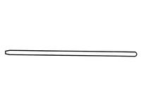 Houten bezemsteel  steel   lengte 1,5 meter