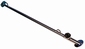 Vlaggenstok RVS met voet 46cm 30° Ø 22mm