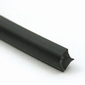 PVC pees zwart standaard    A: 8mm  B: 9mm