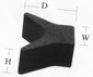 Neussteun DxWxH 100x70x75mm
