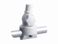 Antennevoet railingmontage nylon 22 en 25mm
