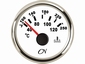 CN Koelwatermeter wit/chroom diameter 52mm