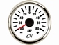 CN Amperemeter 9-32 V wit/chroom diameter 57mm