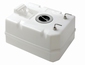 Vetus brandstoftank 80 liter kunststof wit met