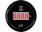 CN Amperemeter 9-32 V zwart/zwart diameter 57mm