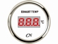 CN  uitlaatgas temperatuurmeter digitaal wit/chroom