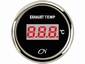 CN  uitlaatgas temperatuurmeter digitaal zwart/chroom
