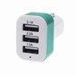 UsB plug 3 voudig  12/24V  uitgang 5 volt  groen