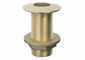 Messing huiddoorvoer 1 1/4''