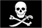Piraten vlag 30x45cm