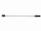 Aluminium steel met waterdoorloop lengte 1,5 meter