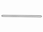 Houten bezemsteel steel lengte 1,5 meter